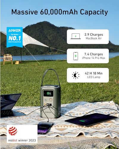 60,000mAh 87W Portable Power Bank with Smart Digital Display I49148