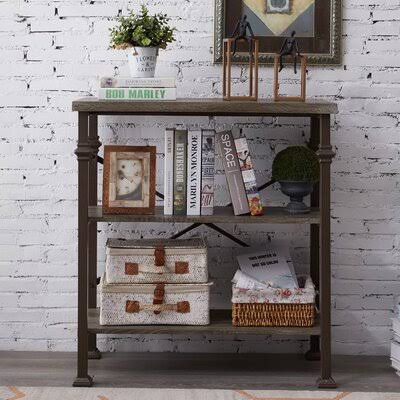 Iron Etagere Bookcase 3 Shelves C878520