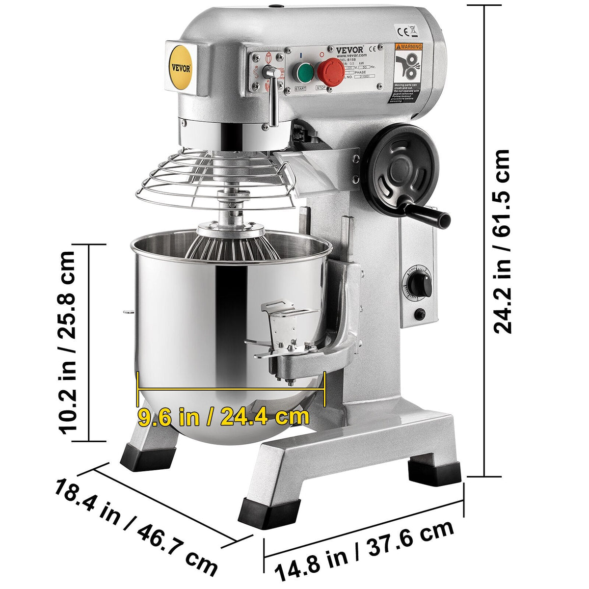 Commercial Electric Stand Mixer 10/15/20/30Qt 3 Speeds G6583