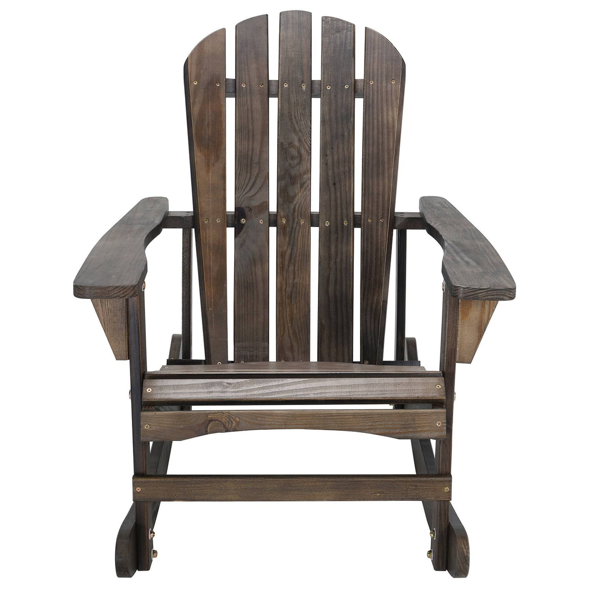 Brown Wooden Rocking Chair J97883
