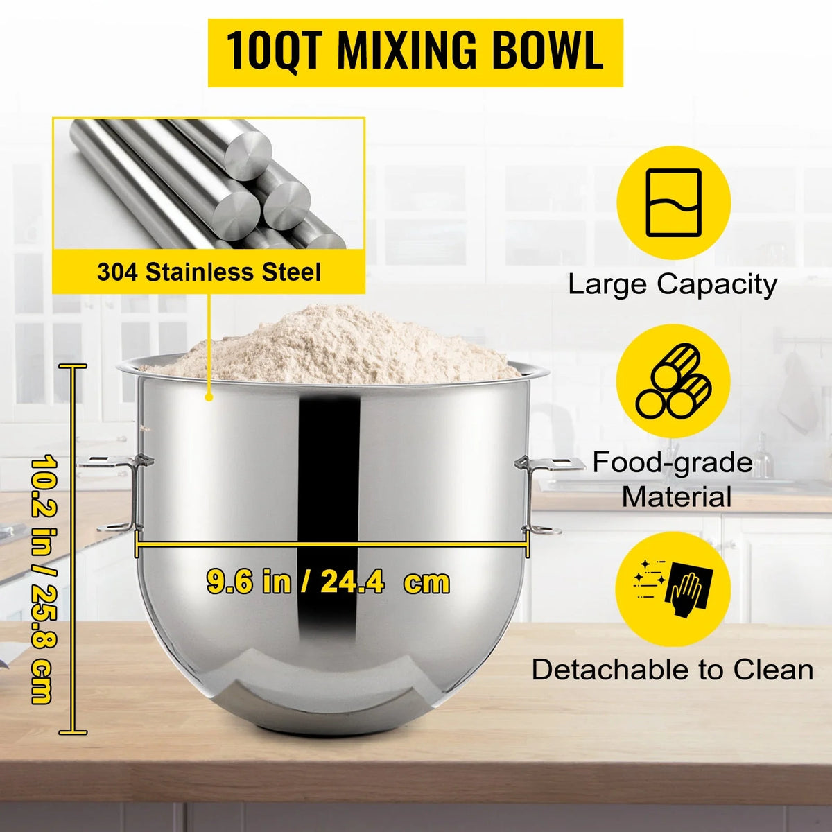 Commercial Electric Stand Mixer 10/15/20/30Qt 3 Speeds G6583
